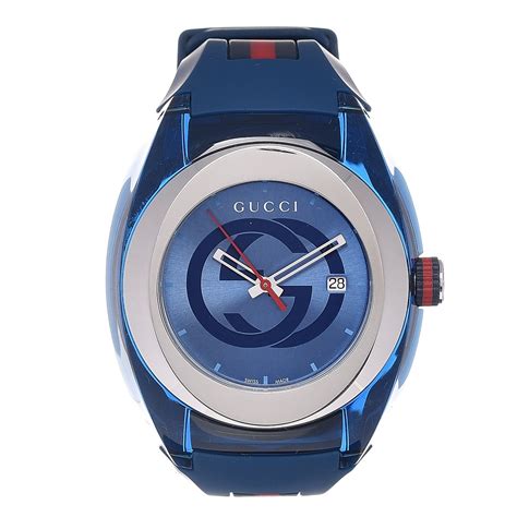 Gucci watch blue band